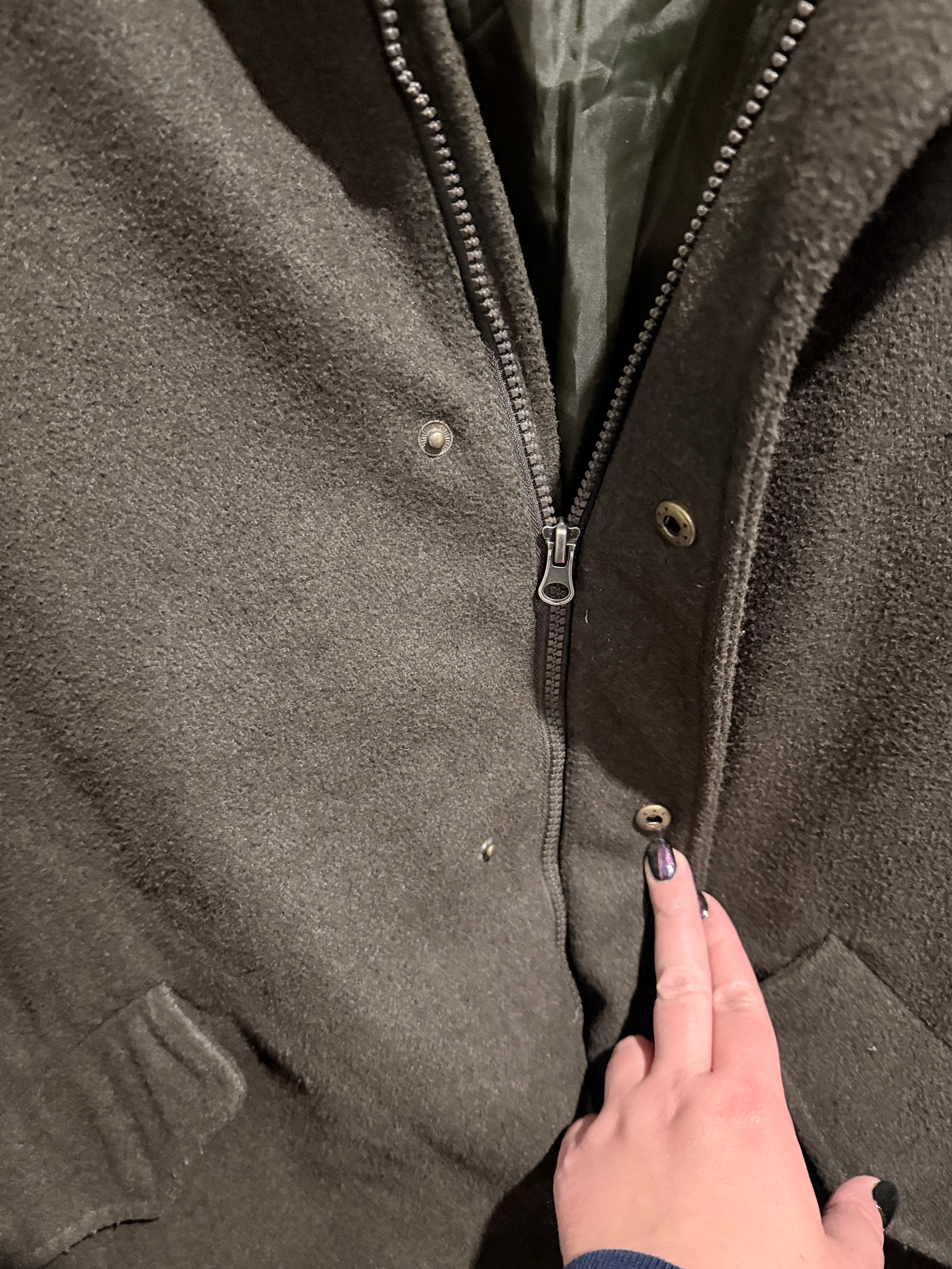 Brand Unknown Short Hooded Coat