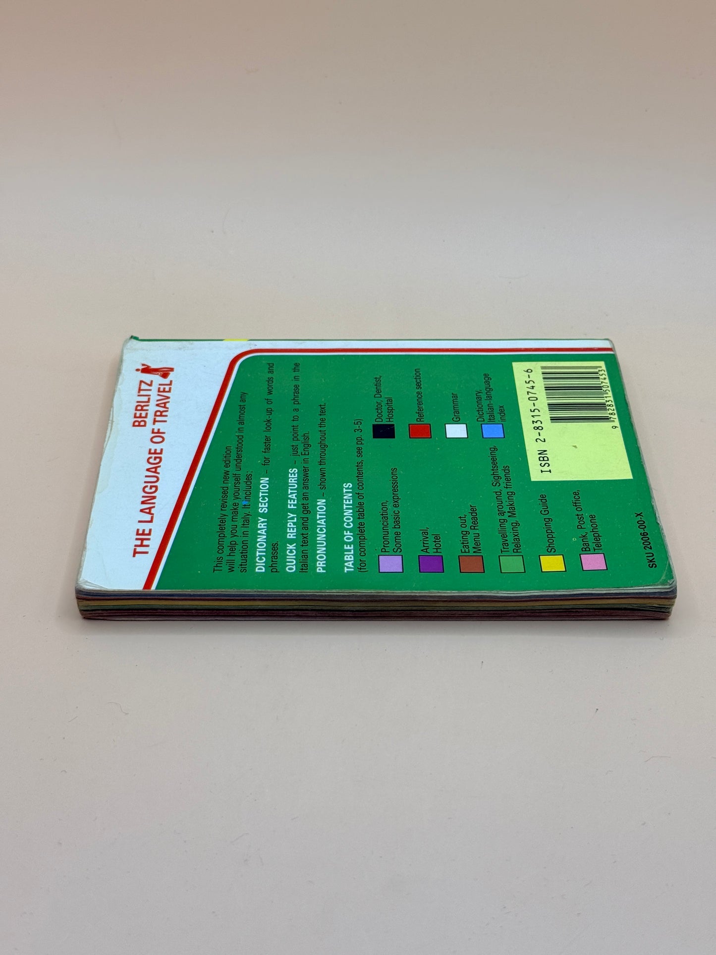Italian for Travellers by Berlitz Guides