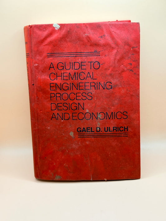 A Guide To Chemical Engineering Process Design And Economics By Gael D.
