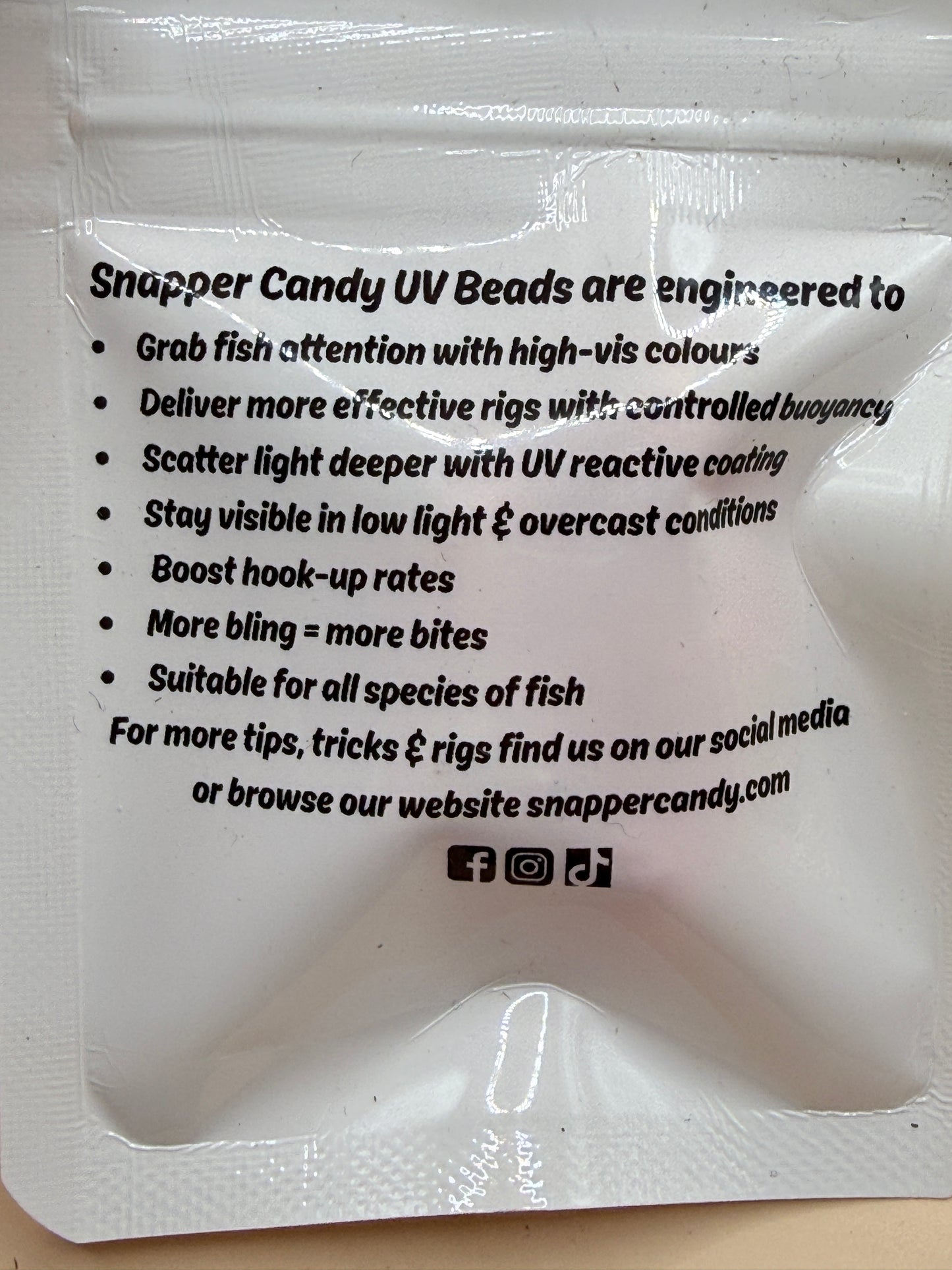 Snapper Candy UV Fishing Beads