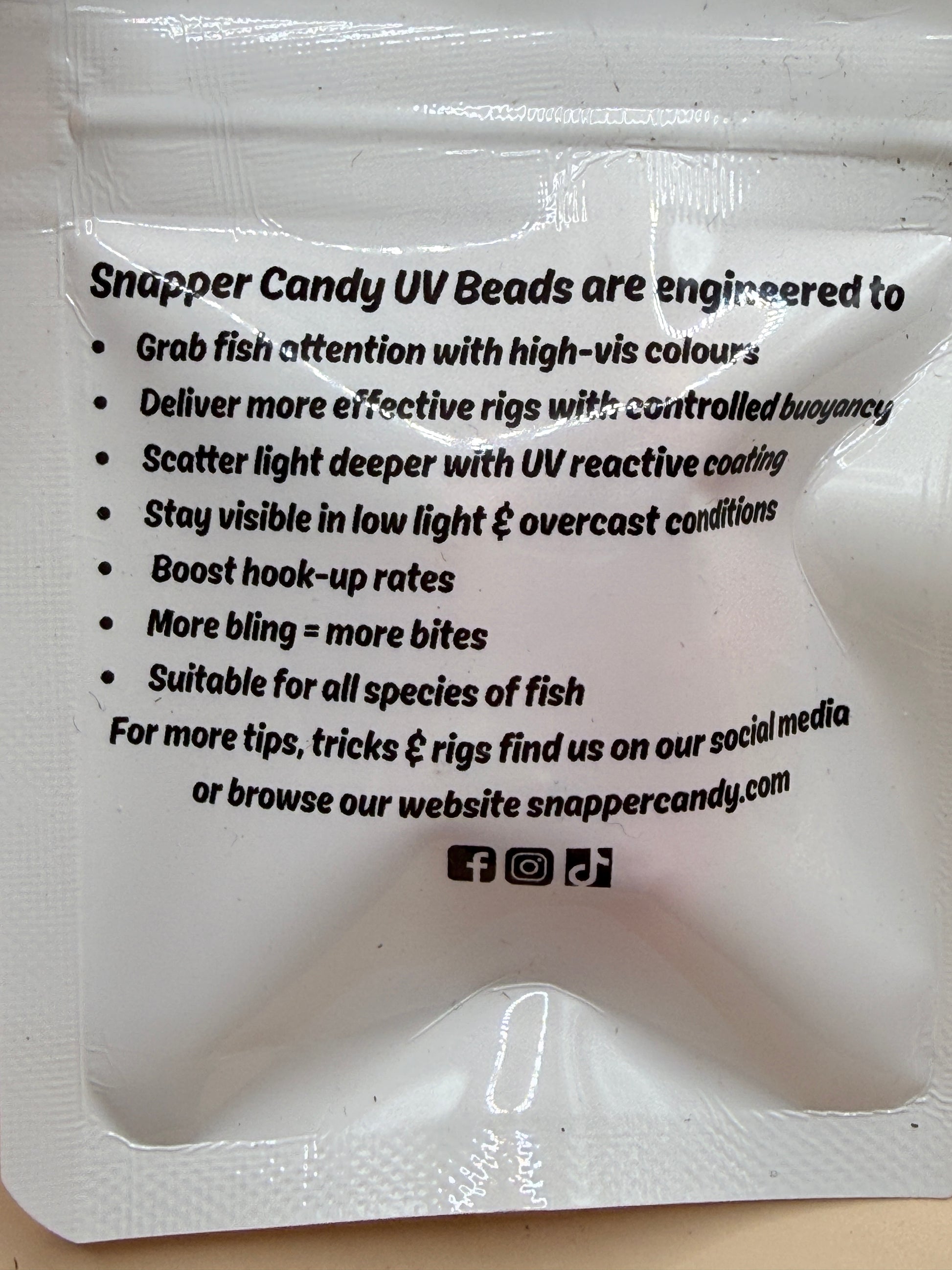 Snapper Candy UV Fishing Beads