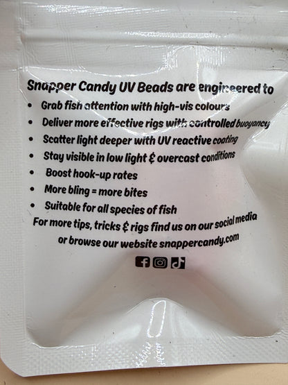 Snapper Candy UV Fishing Beads