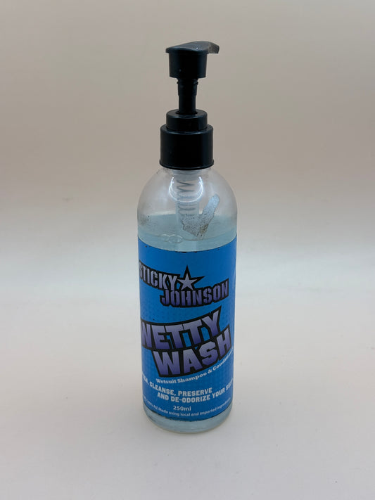 Sticky Johnson Wetty Wash Wetsuit Shampoo & Conditioner 250mL
