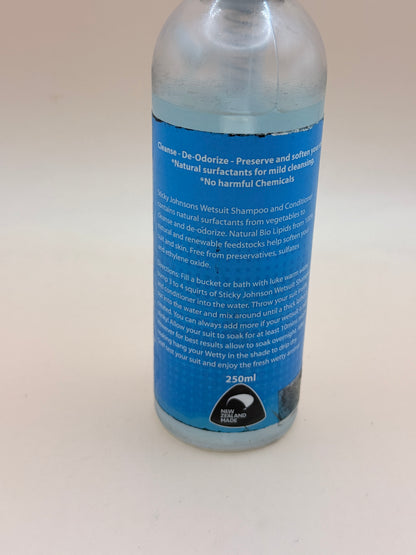 Sticky Johnson Wetty Wash Wetsuit Shampoo & Conditioner 250mL