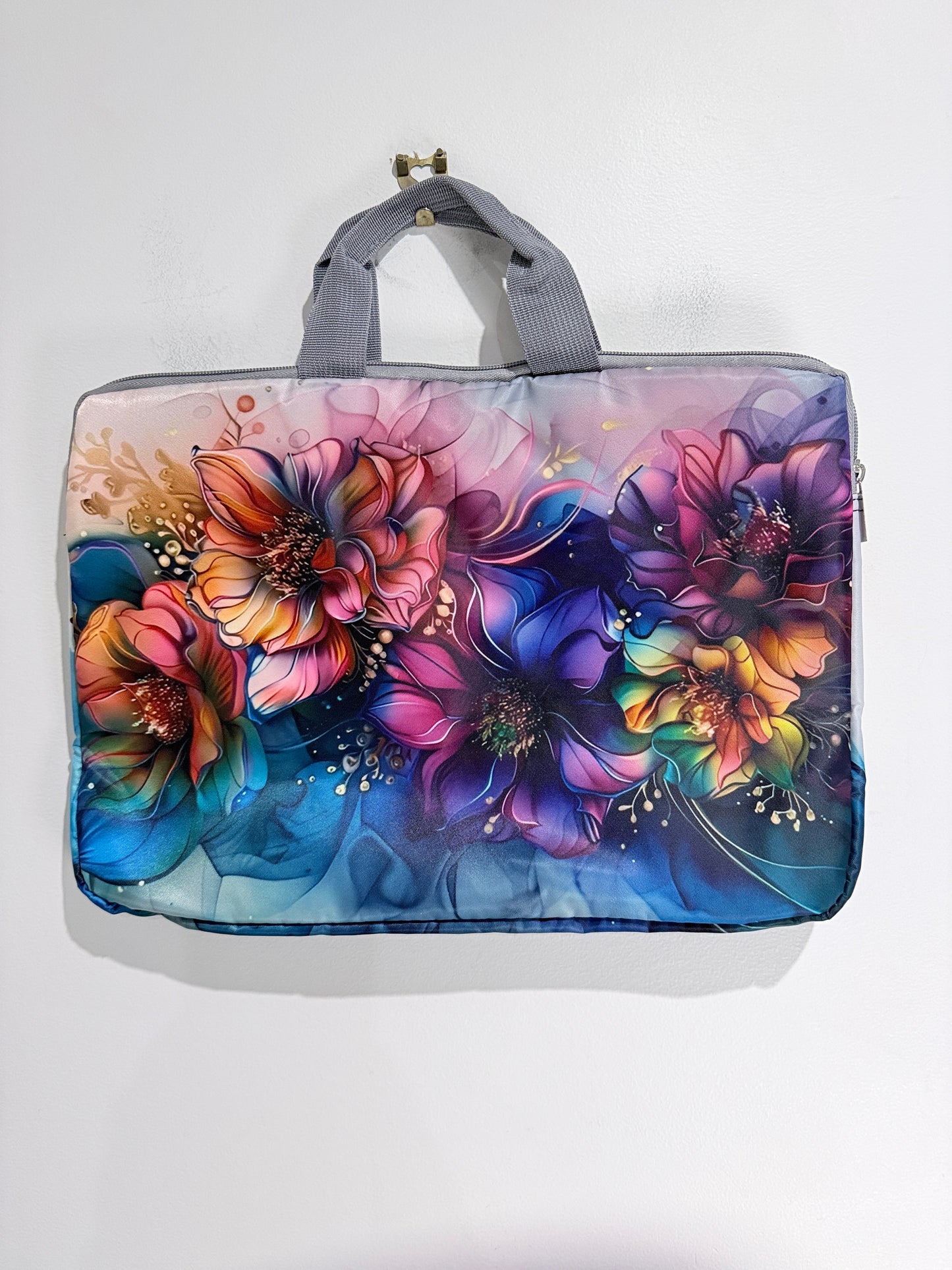 Colourful Floral Laptop Sleeve Carry Case
