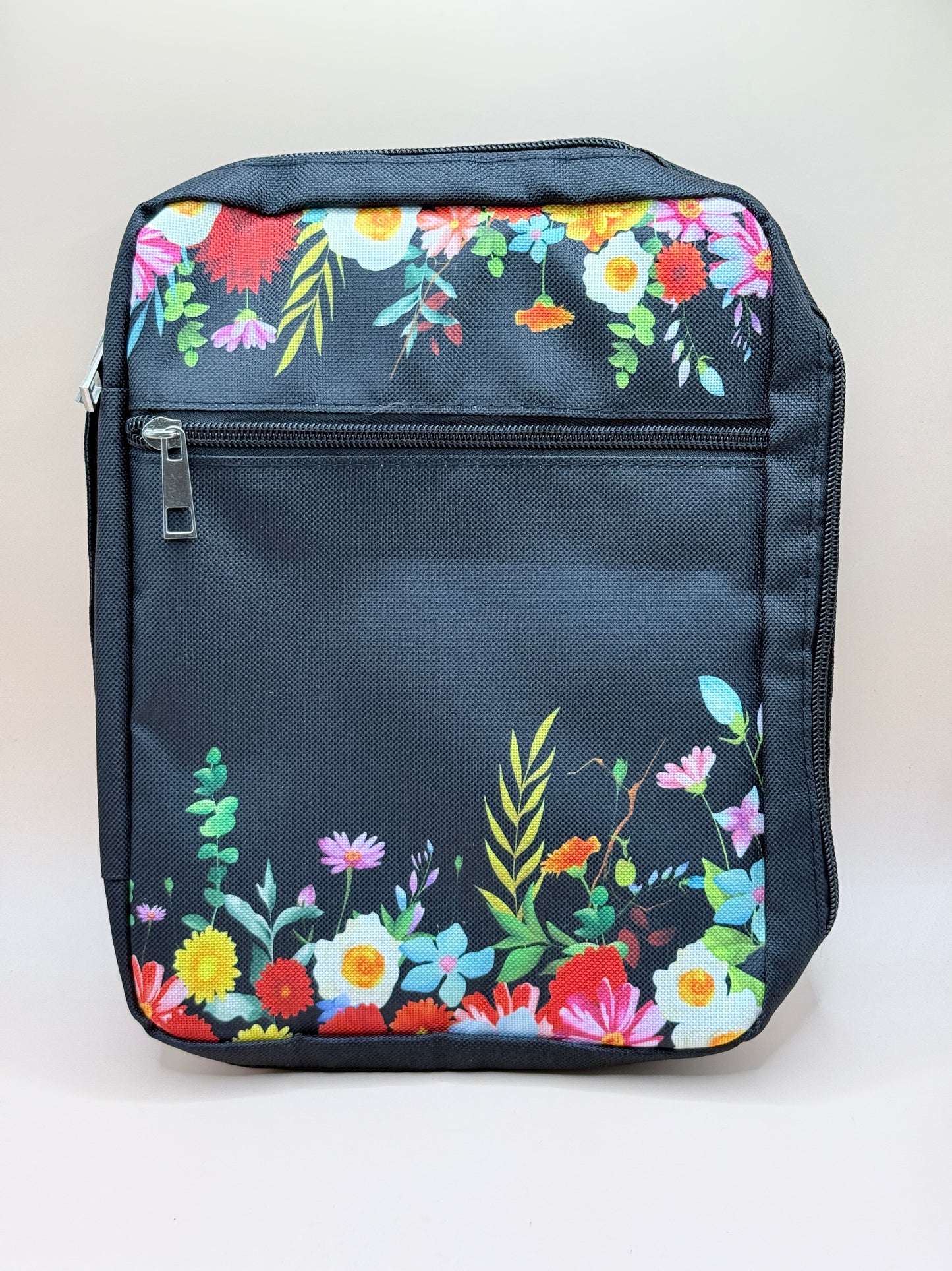 Psalm 28:7 Floral Bible Cover / Book Sleeve Case