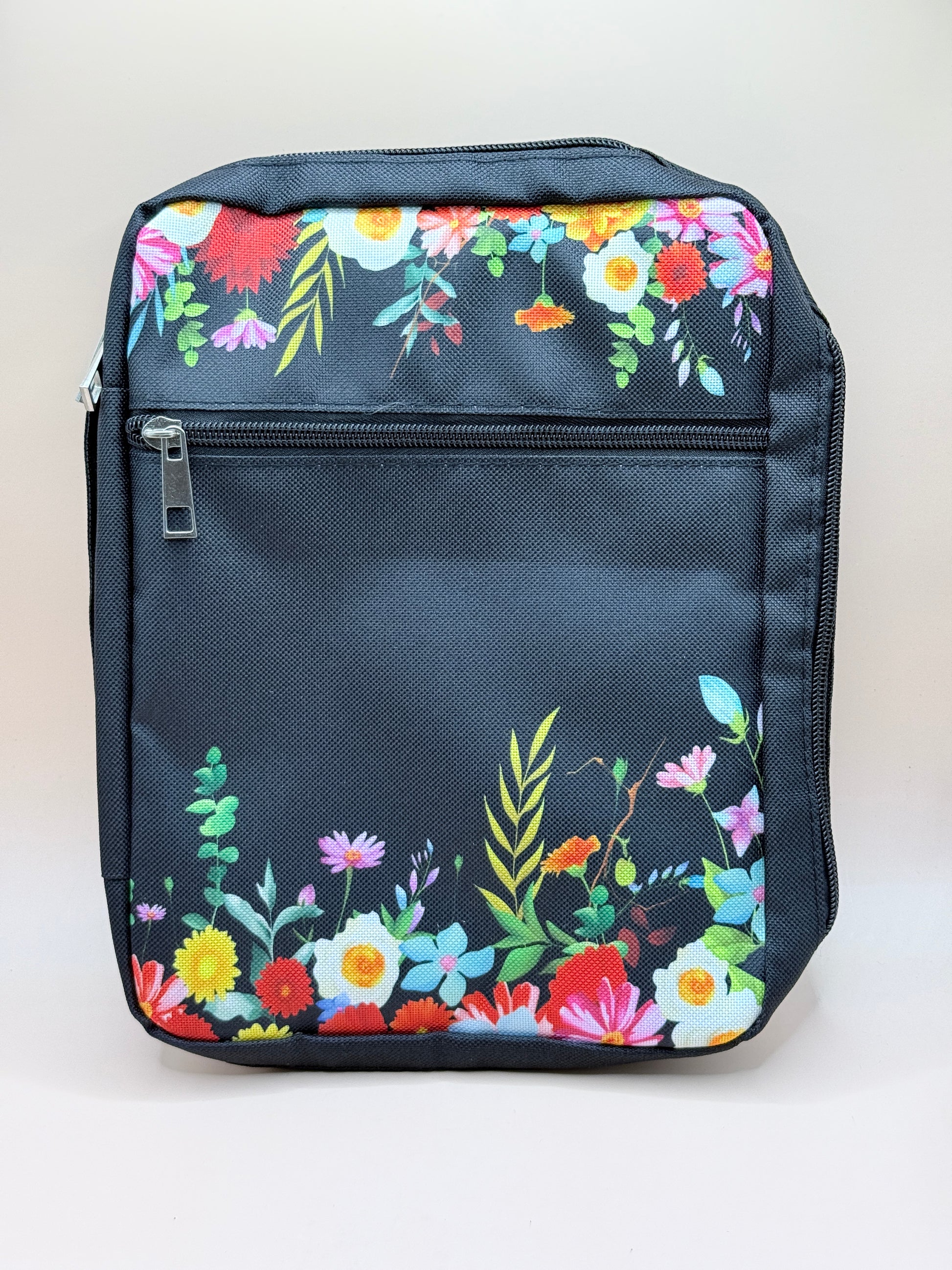Psalm 28:7 Floral Bible Cover / Book Sleeve Case