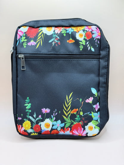 Psalm 28:7 Floral Bible Cover / Book Sleeve Case