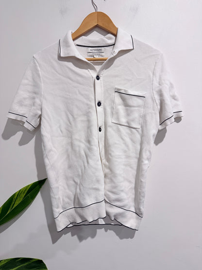 Autograph Knitted Polo Shirt Size S | Chest: 35-37in | 87-94cm