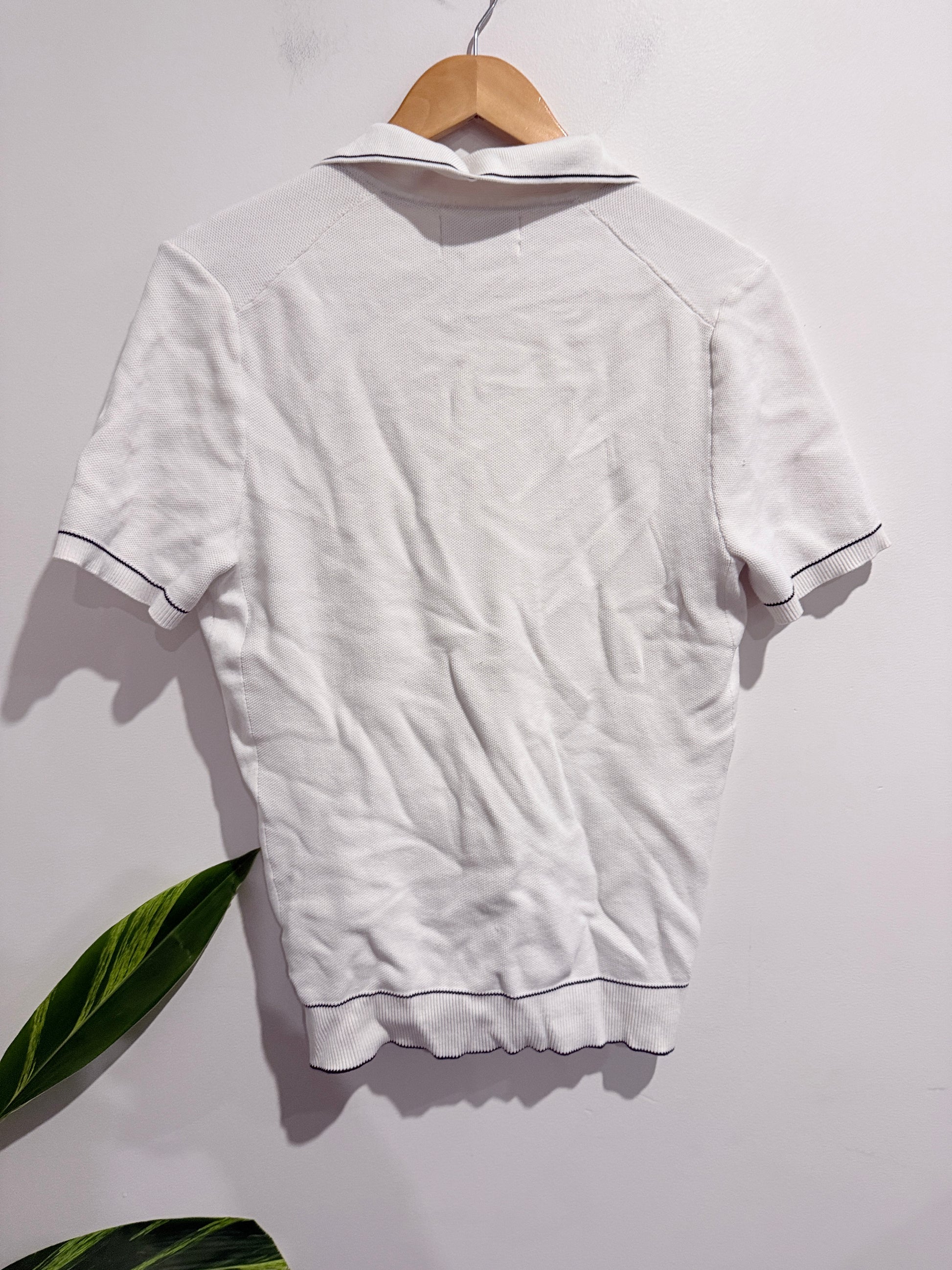 Autograph Knitted Polo Shirt Size S | Chest: 35-37in | 87-94cm