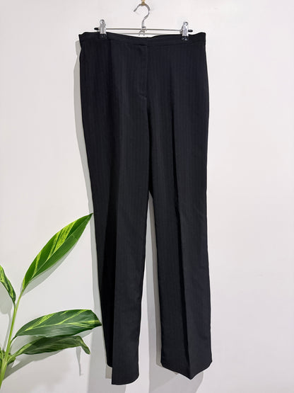 Xtc Black Wide-leg Trousers Size 32 | Waist 80cm