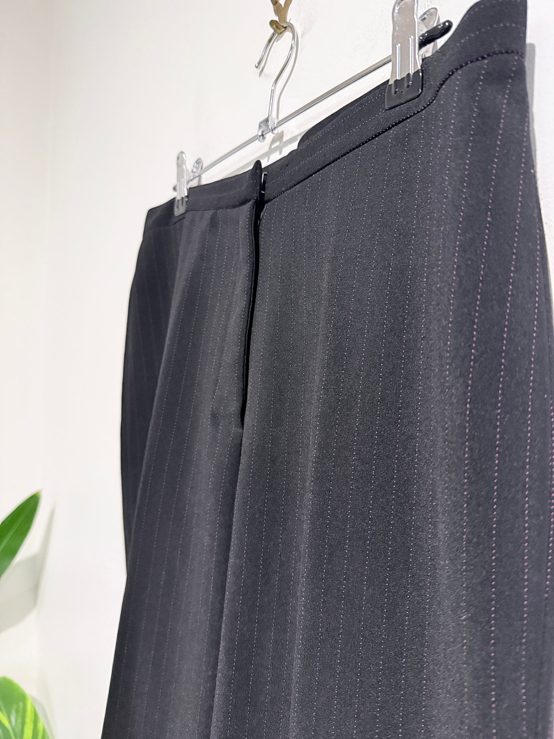 Xtc Black Wide-leg Trousers Size 32 | Waist 80cm