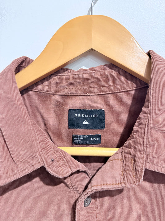 Quicksilver Corduroy Long-sleeve Shirt Size S/P/CH