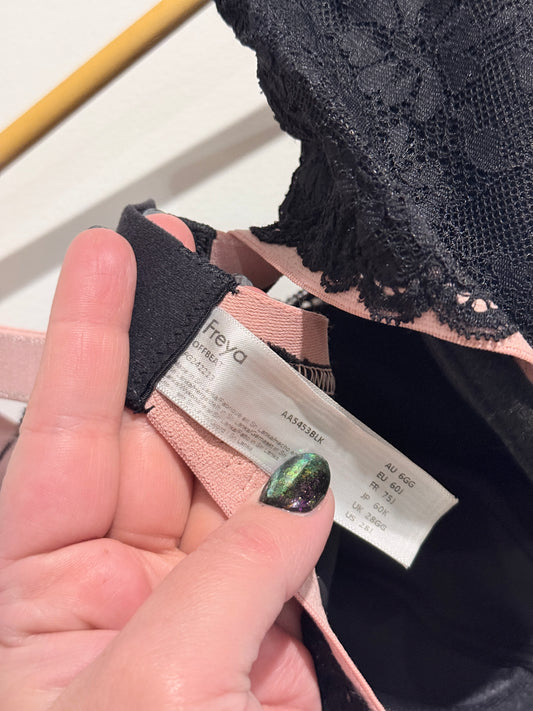 Freya Underwire Padded Half-cup Bra Size 6GG