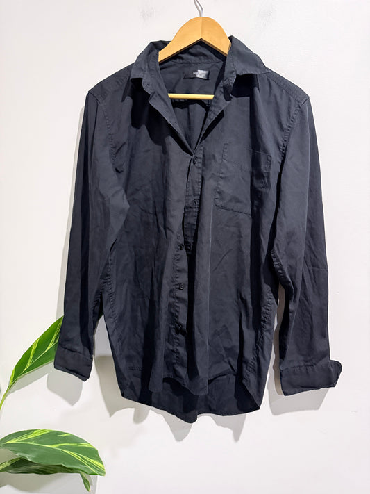H & H Long-sleeve Button-down Shirt Size 38