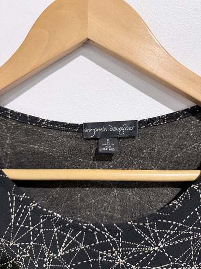 Anyone's Daughter (NZ Made) Spider Web Patterned Top Size S