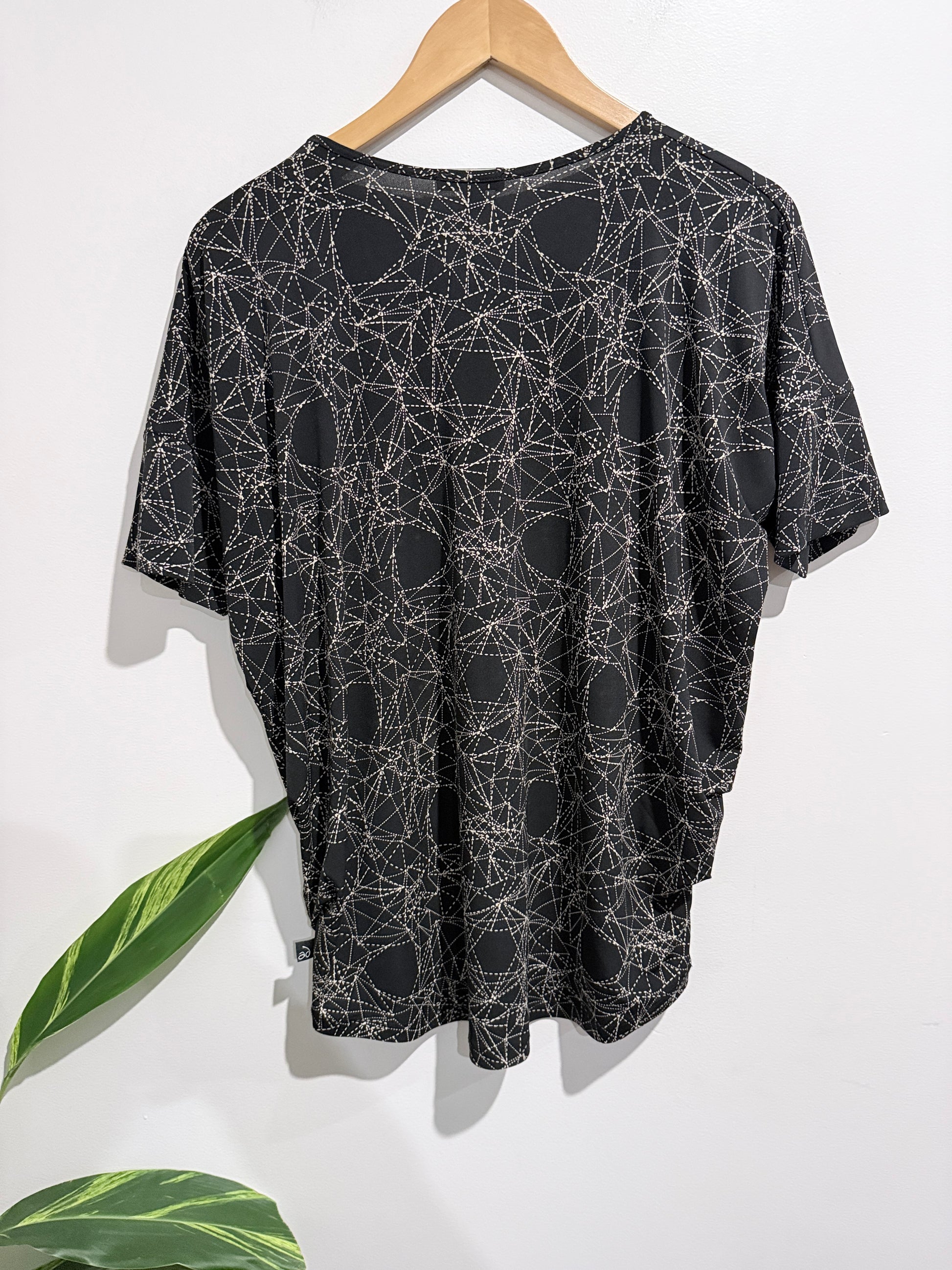 Anyone's Daughter (NZ Made) Spider Web Patterned Top Size S