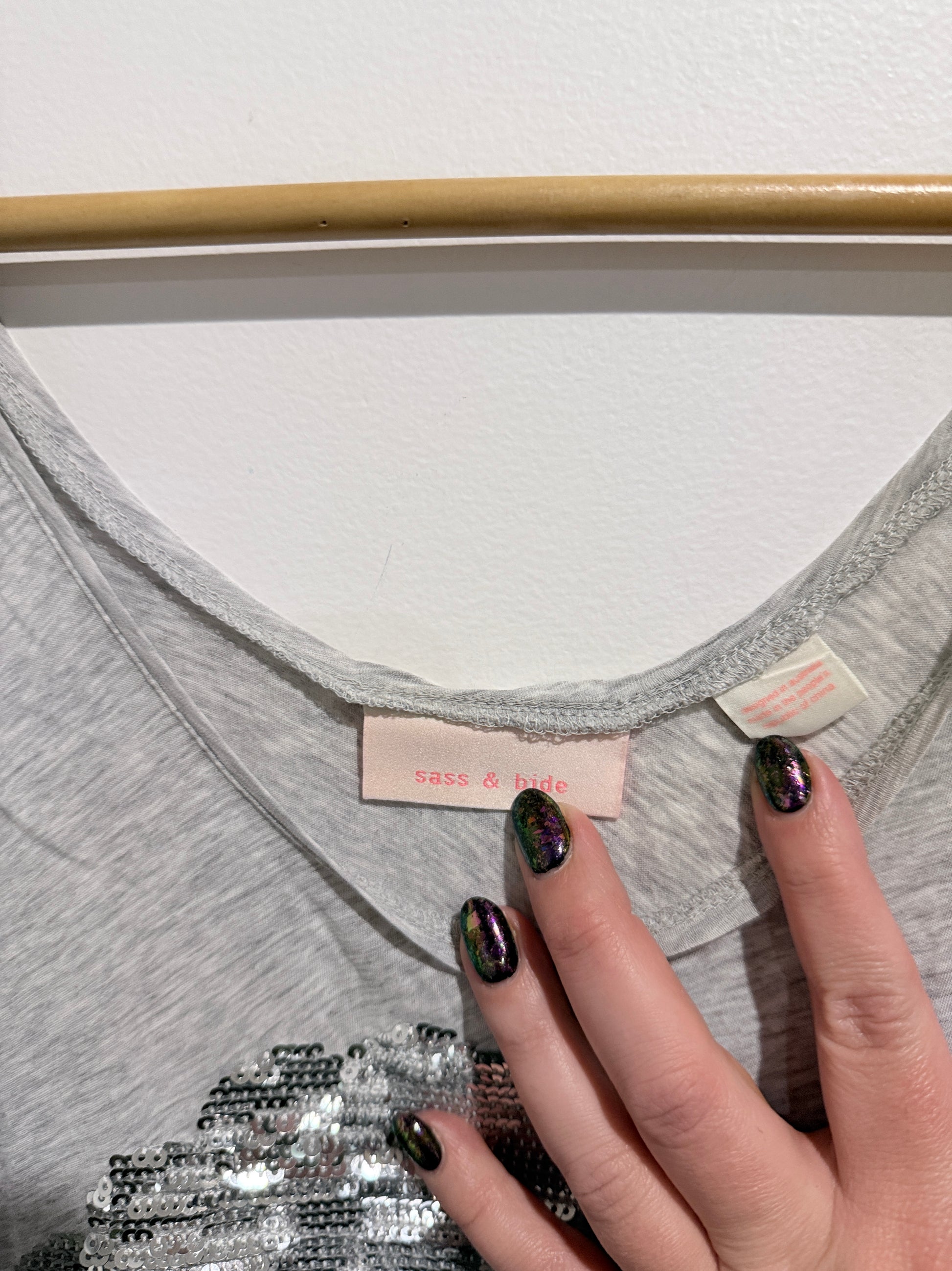 Sass & Bide Graphic Tank Top Size XS