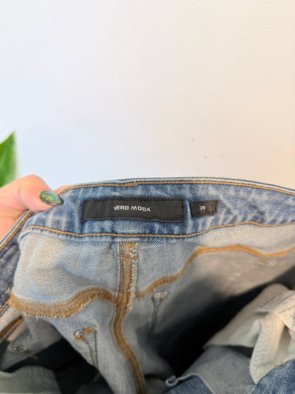 Vero Moda Light-wash Distressed Skinny Jeans Size 29 | Waist: 76cm