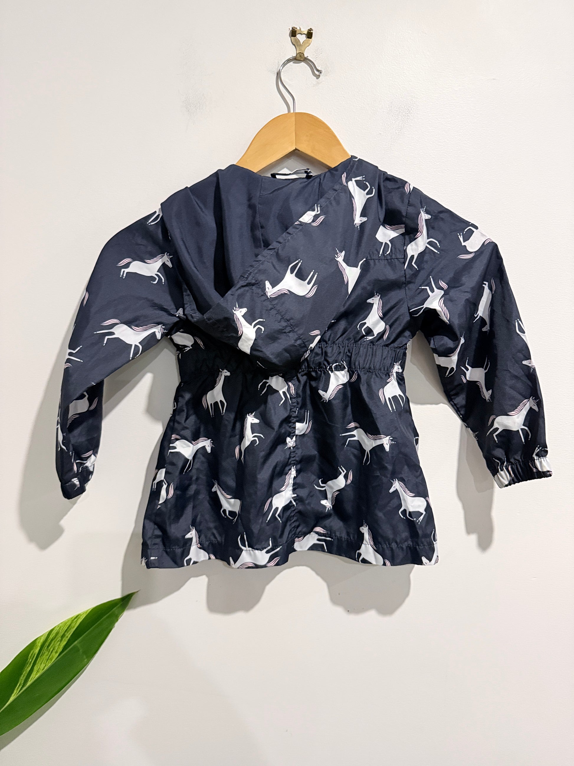 Kids & CO Unicorn Waterproof Cosy Lined Jacket Size Girls 1-7 | 4