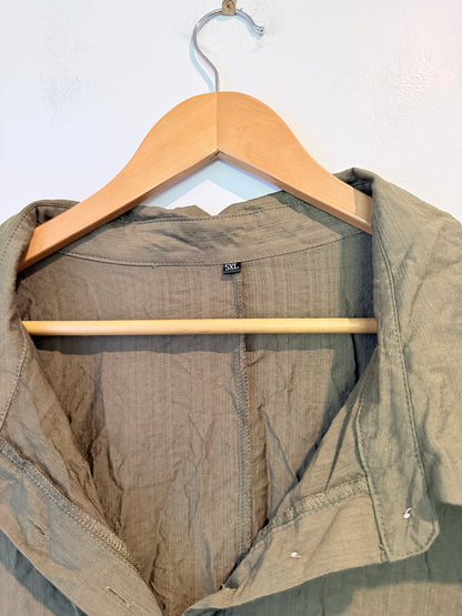 Brand Unknown Crinkle Dress Size 5XL | U/Arm to U/Arm 67cm
