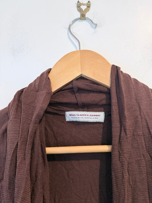 Who Slapped Johnny Open-front Cocoon Cardigan Size 61cm