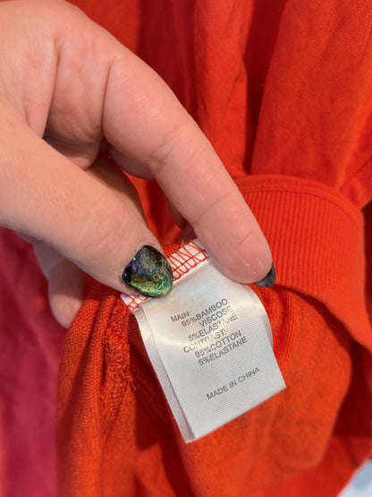 Brand Unknown Long-sleeve Oversized Tunic Top Size U/Arm to U/Arm 71cm