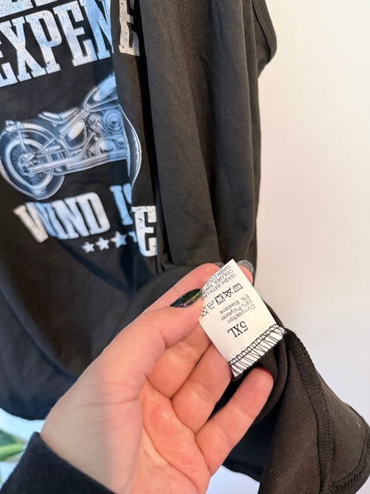 Brand Unknown Graphic Biker Tank Top Size 5XL | U/Arm to U/Arm 68cm