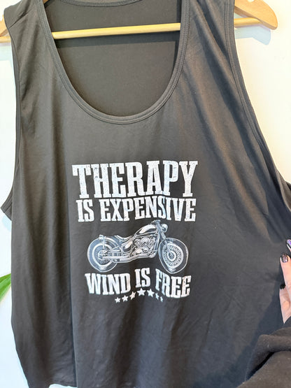Brand Unknown Graphic Biker Tank Top Size 5XL | U/Arm to U/Arm 68cm