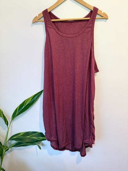 Brand Unknown Ruched Side Knee-length Tank Dress Size 5XL | U/Arm to U/Arm 63cm