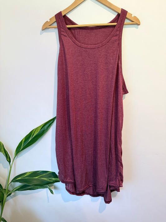 Brand Unknown Ruched Side Knee-length Tank Dress Size 5XL | U/Arm to U/Arm 63cm