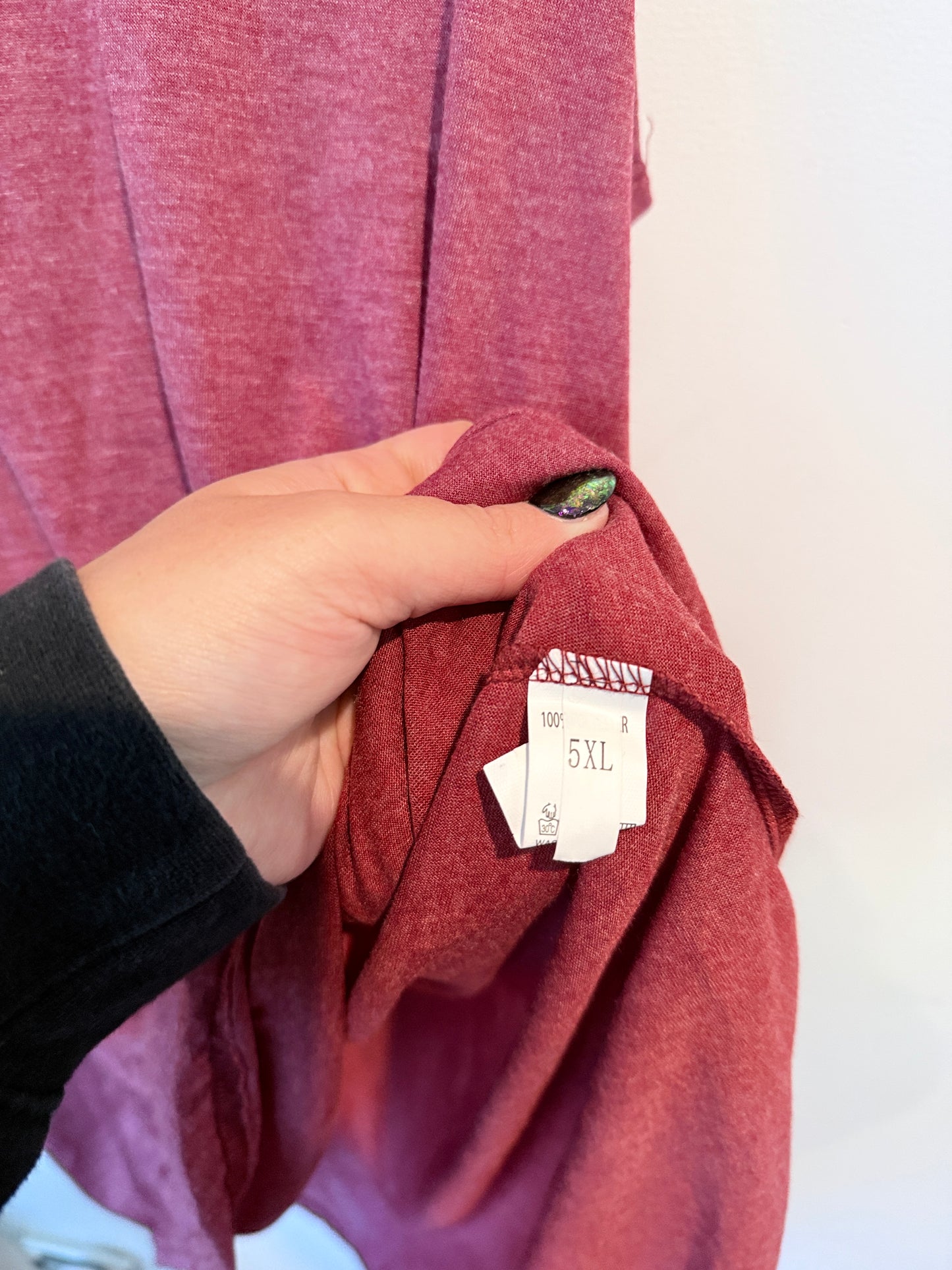 Brand Unknown Ruched Side Knee-length Tank Dress Size 5XL | U/Arm to U/Arm 63cm