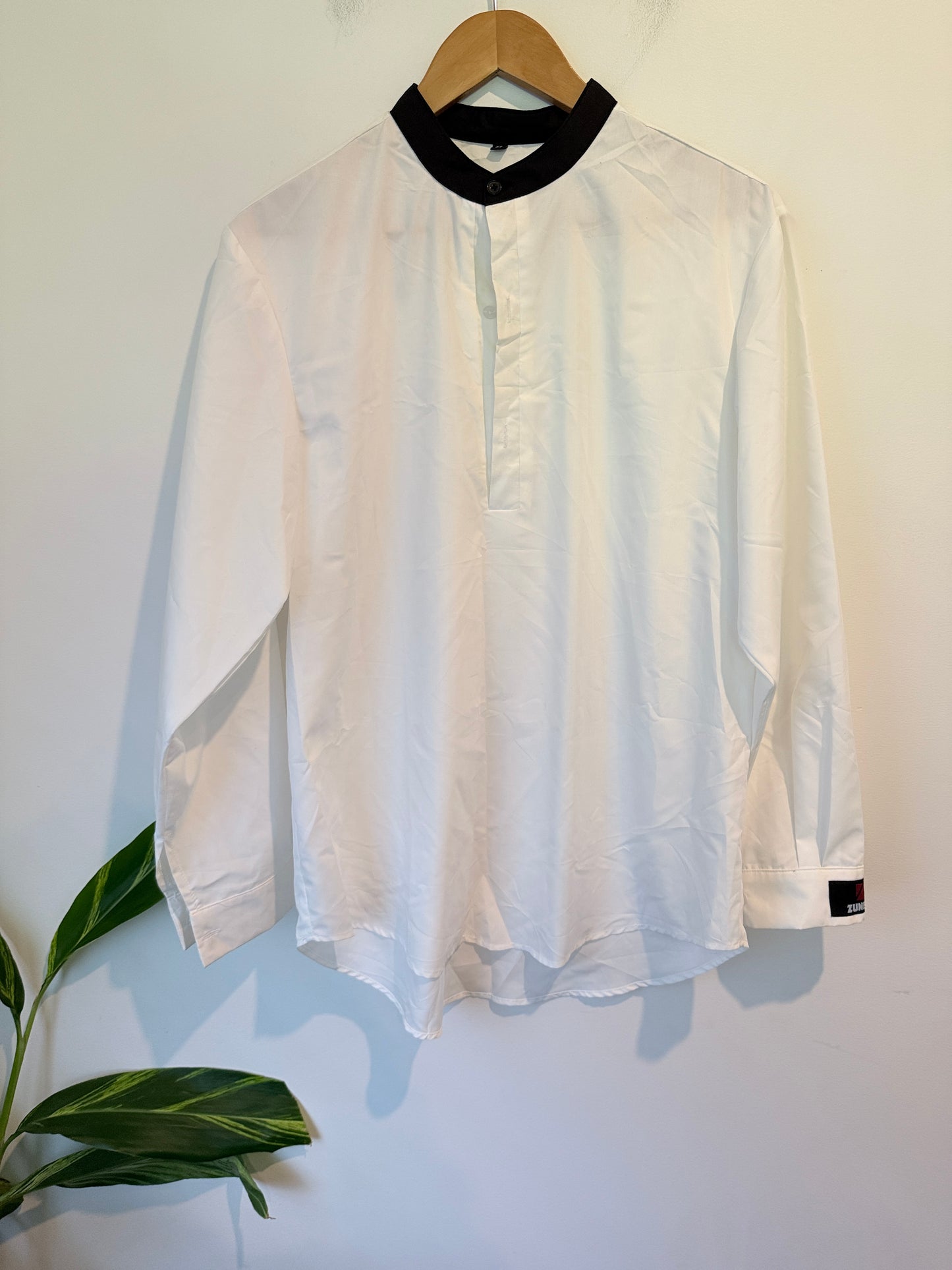 ZUNE.ZX Collar Popover Shirt Size M | U/Arm to U/Arm 53cm