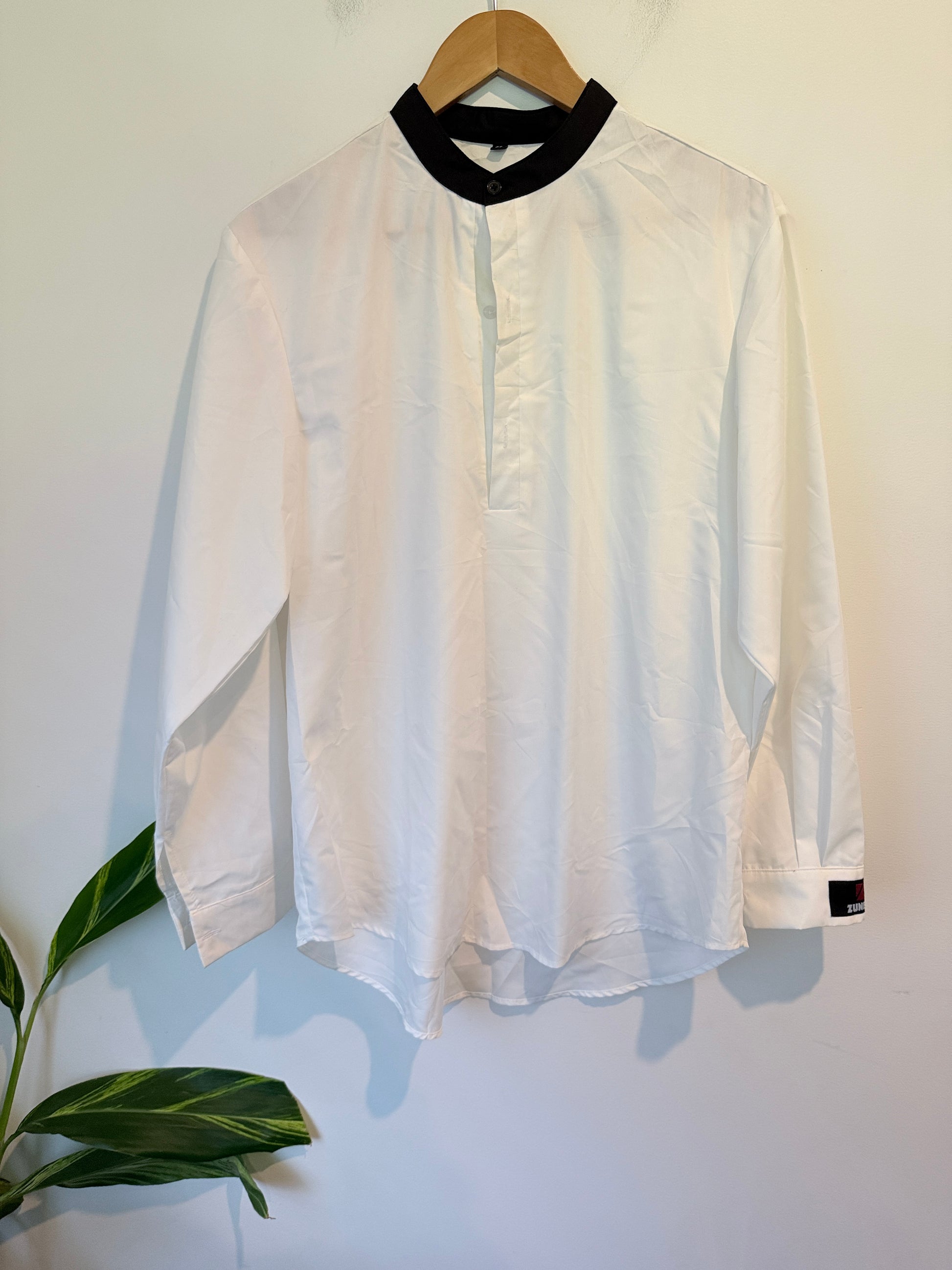 ZUNE.ZX Collar Popover Shirt Size M | U/Arm to U/Arm 53cm