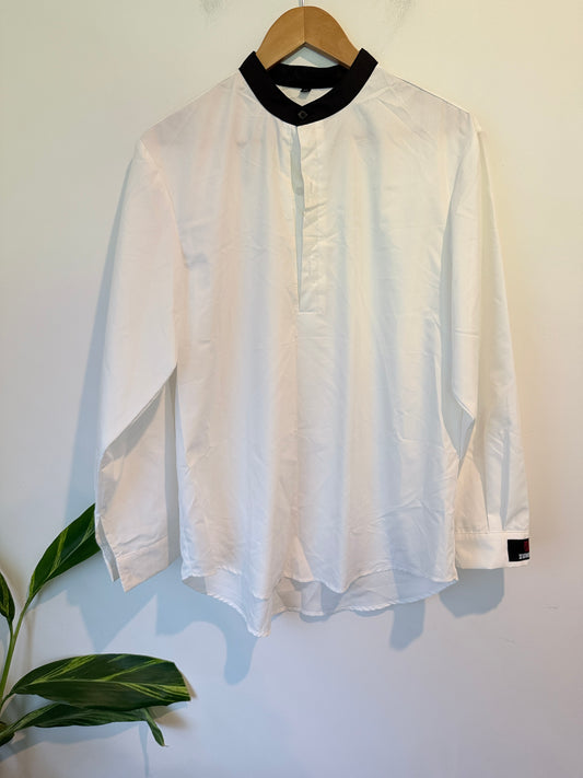 ZUNE.ZX Collar Popover Shirt Size M | U/Arm to U/Arm 53cm