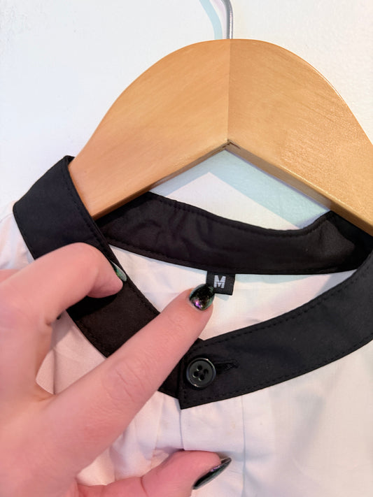 ZUNE.ZX Collar Popover Shirt Size M | U/Arm to U/Arm 53cm