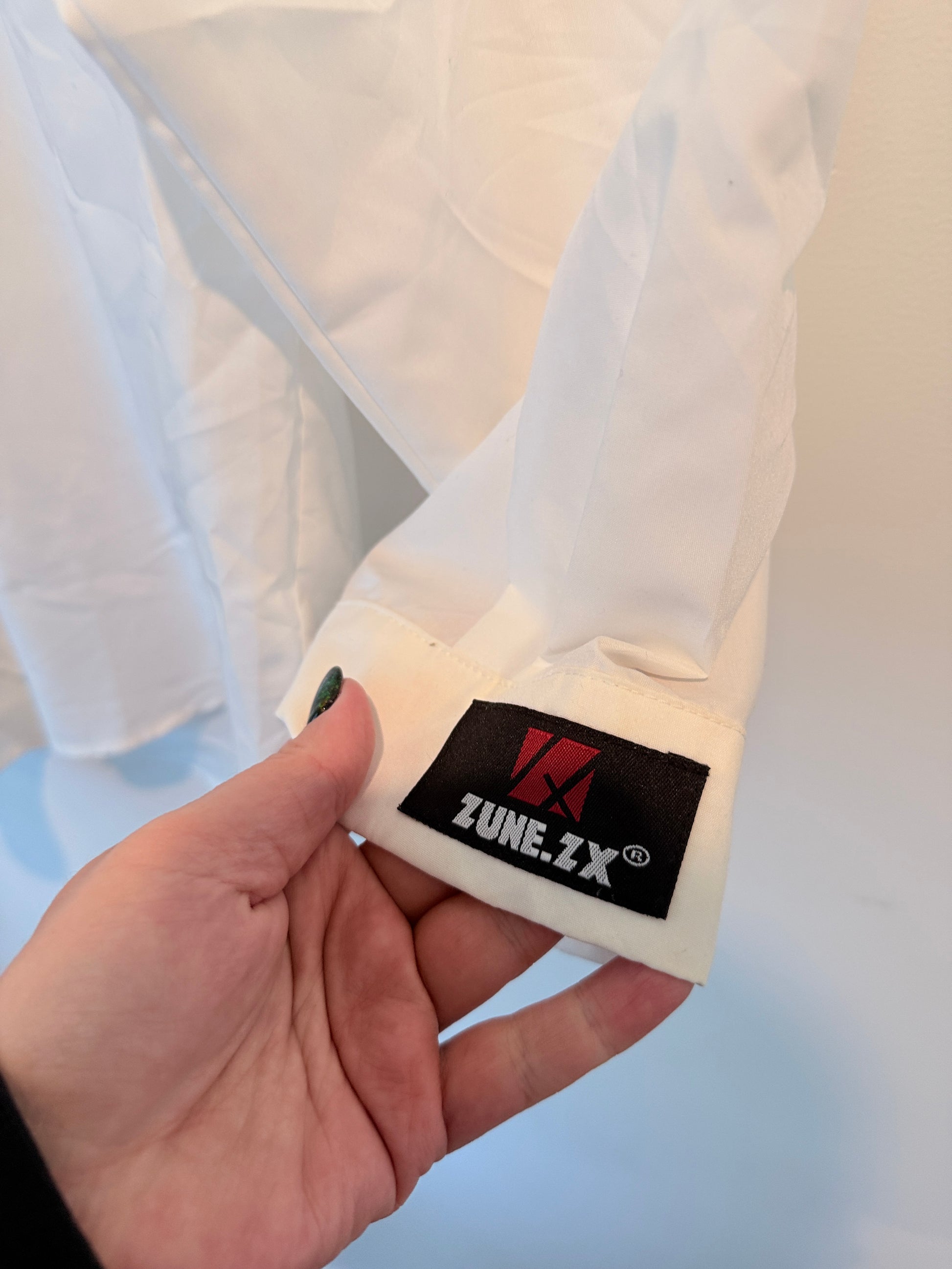 ZUNE.ZX Collar Popover Shirt Size M | U/Arm to U/Arm 53cm