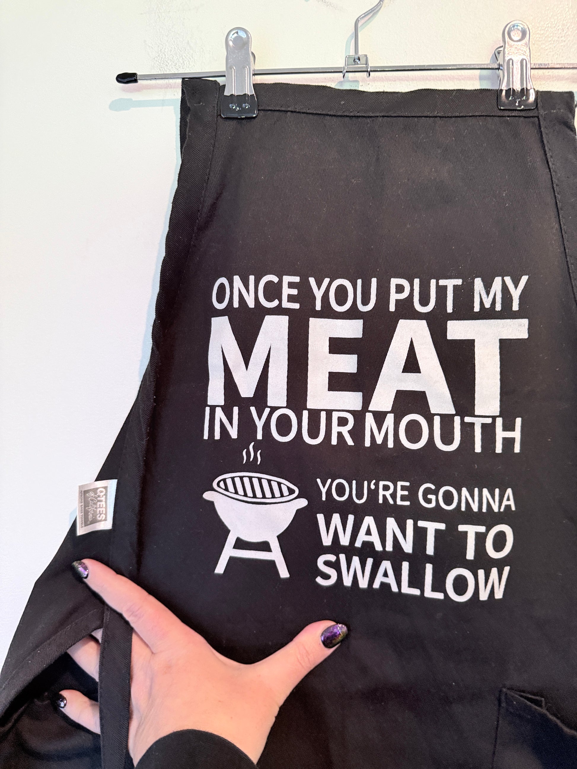 Q-tees Of California Novelty Barbecue Grilling Apron