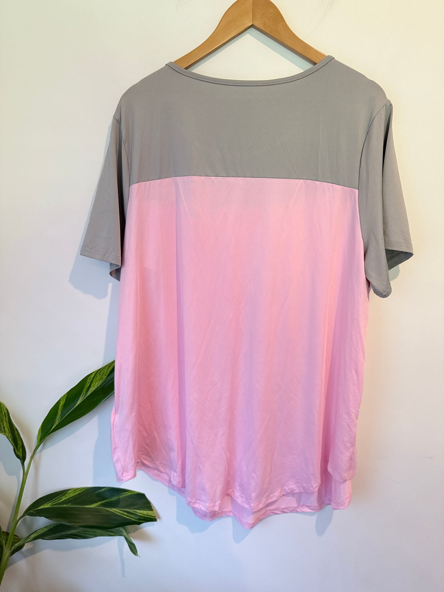 Shein Colorblock Tunic Shirt Size 4XL