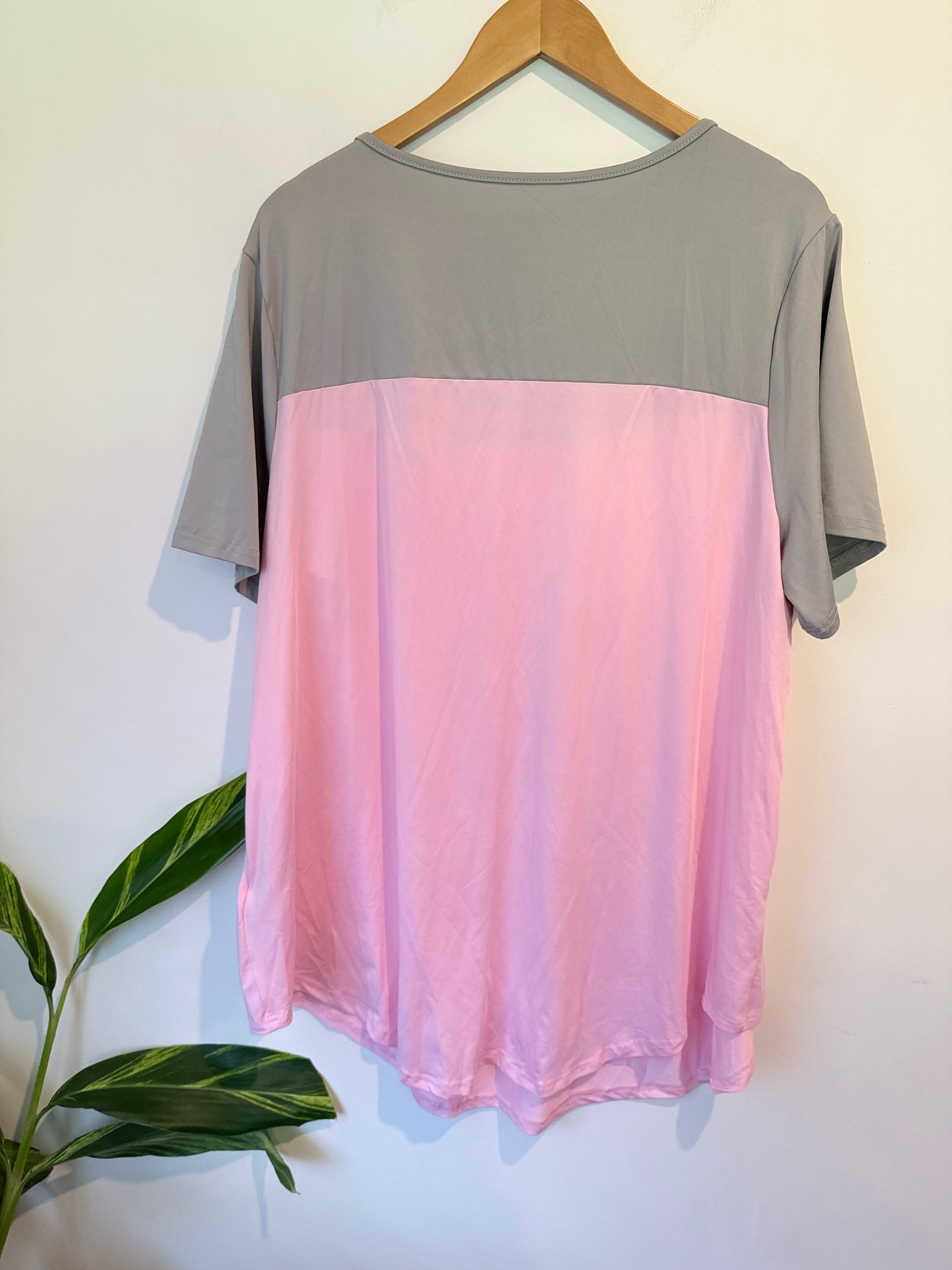 Shein Colorblock Tunic Shirt Size 4XL