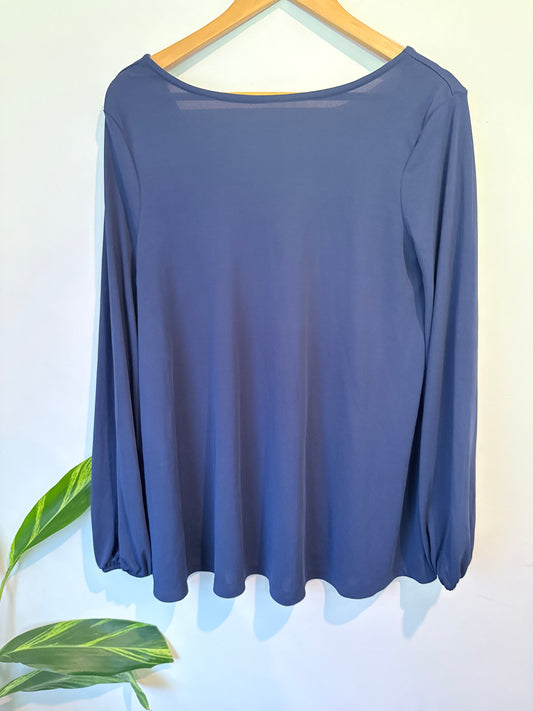 Asos Maternity Sheer V-neck Long-sleeve Top Size 10