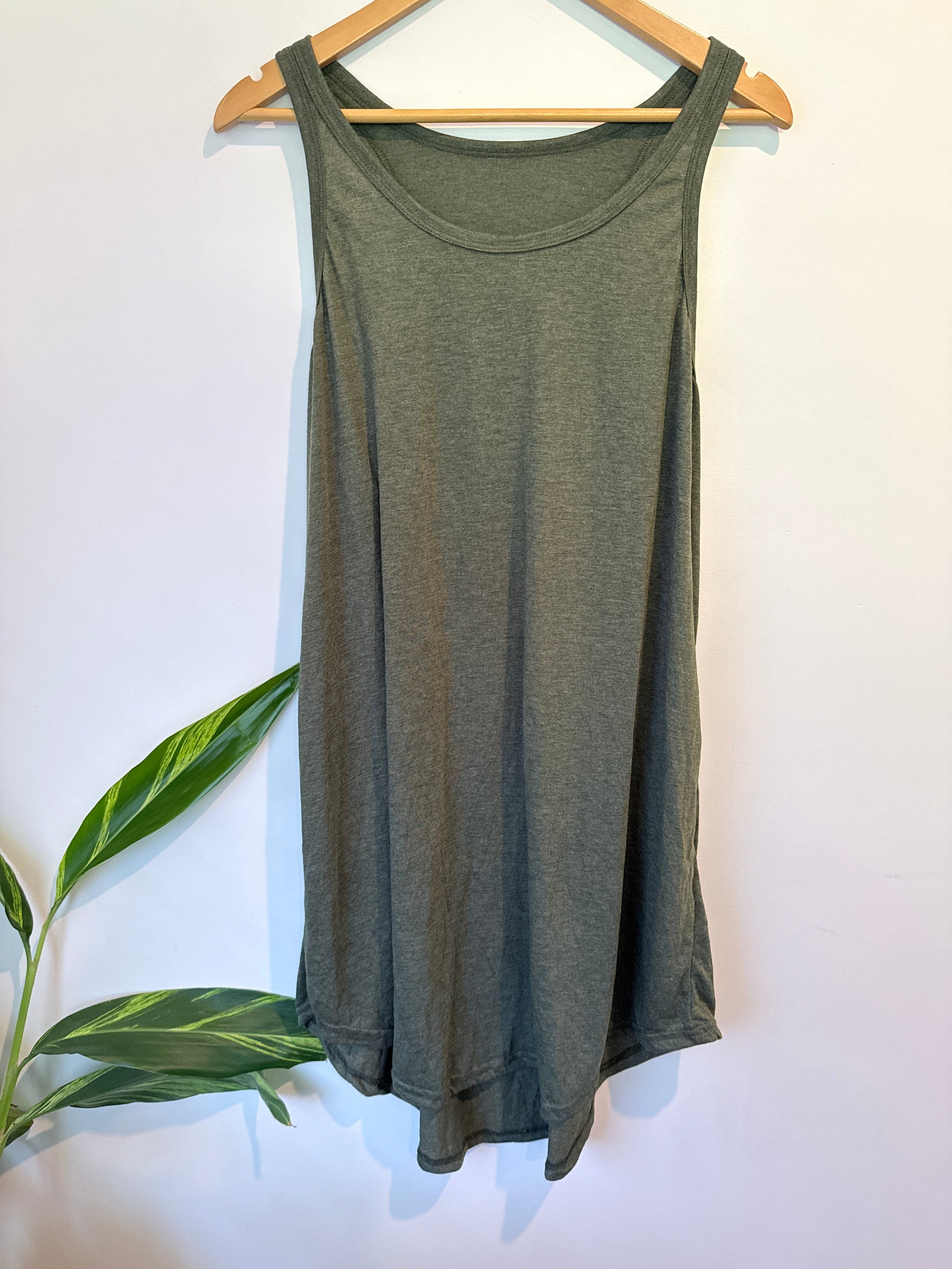 Brand Unknown Sleeveless Heathered Tunic Tank Top Size 5XL