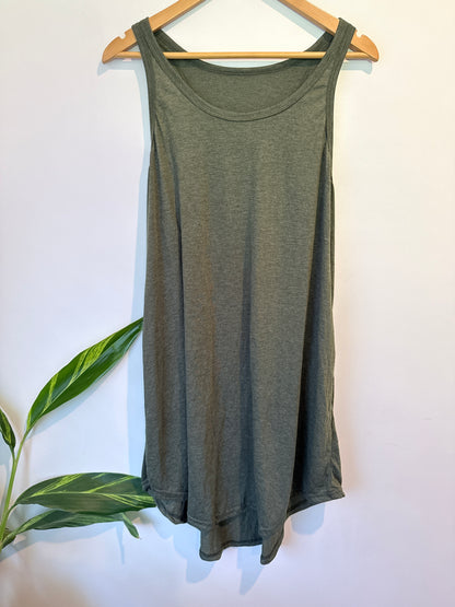Brand Unknown Sleeveless Heathered Tunic Tank Top Size 5XL