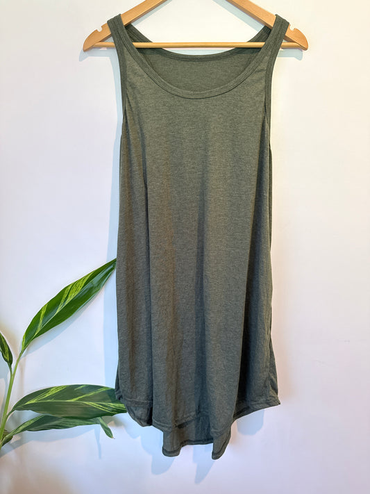 Brand Unknown Sleeveless Heathered Tunic Tank Top Size 5XL