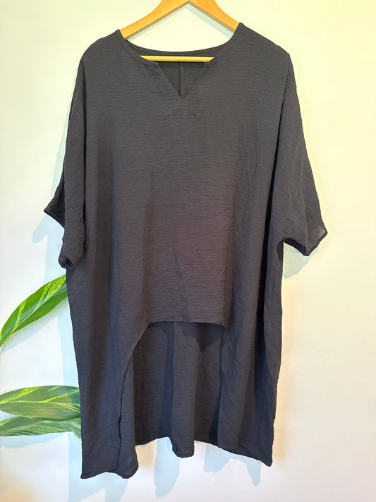 Brand Unknown Oversized Asymmetric Tunic Shirt Size U/Arm to U/Arm 73cm