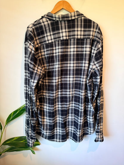 Park Plaid Flannel Button-down Shirt Size XLG