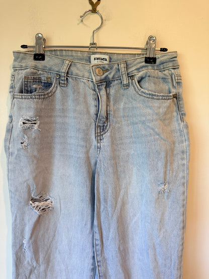 RSQ Light-wash Distressed Jeans Size 16