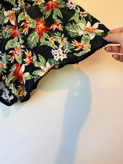 Factorie Tropical Floral Print Shorts Size 12