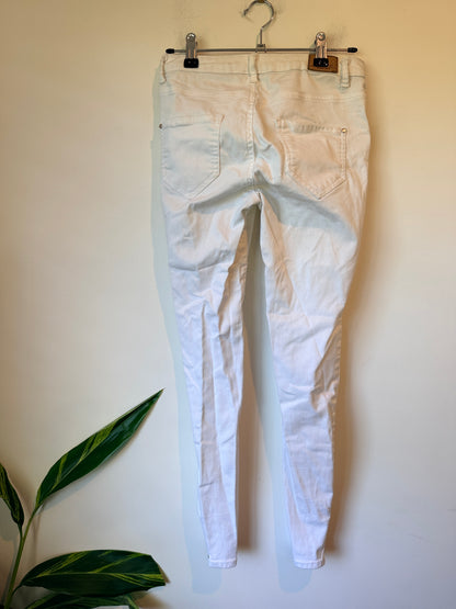 Zara Skinny Moto Jeans Size 38