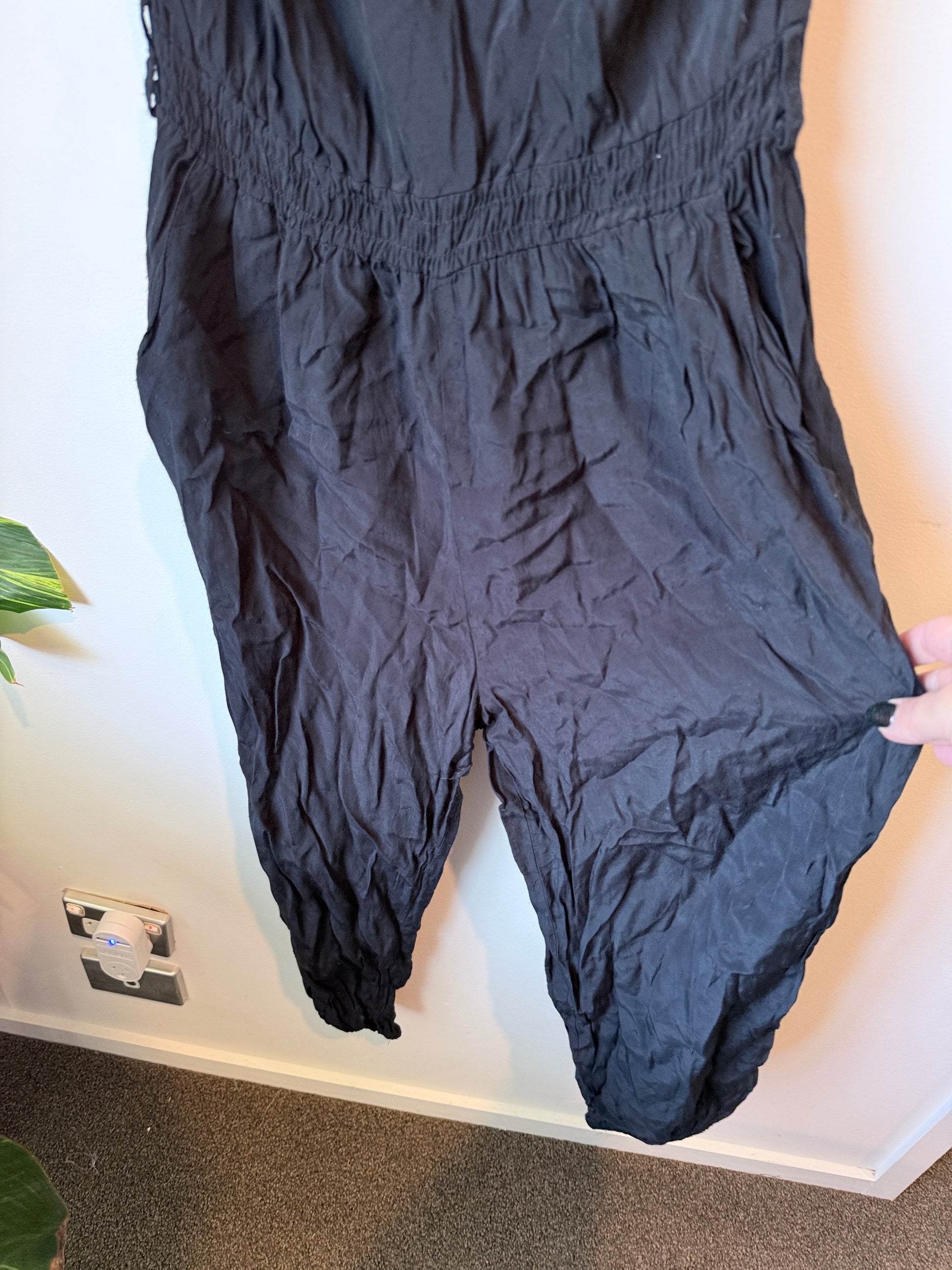 Philosophy Sleeveless Black Jumpsuit Size 10